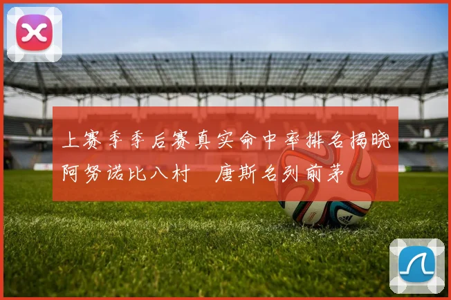 上赛季季后赛真实命中率排名揭晓阿努诺比八村塁唐斯名列前茅